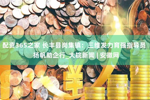 配资365之家 长丰县岗集镇：三维发力育强指导员  扬帆助企行_大皖新闻 | 安徽网
